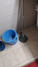 梦庭 自拧水拖把 1布1套 45cm旋转拧水拖把纤维布免手洗墩布拖布拖地 实拍图