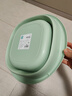 诺兰森迪 旅行折叠盆洗脸盆家用便携式旅游军训必备用品水盆泡脚 绿 大号 实拍图