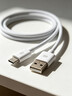 小米 原装USB-C数据线100cm 6A充电线白色 适配USB-C接口手机游戏机充电xiaomi红米redmi/k70 实拍图