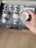金镶玉功夫茶具套装家用羊脂玉白瓷盖碗茶杯送礼品盒高档桃源逸居 实拍图