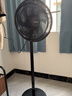 美的（Midea）【超级单品】七叶轻音立式电风扇家用柔风落地扇台式桌面小型风扇大风量节能摇头宿舍电扇 SAF30AB 实拍图
