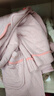 秋鹿情侣睡衣冬三层夹棉珊瑚绒夹丝加厚家居服套装新款 豆沙粉女 L  实拍图