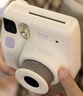 INSTAX富士instax立拍立得 一次成像相机 miniSE（mini7+升级款）白色 实拍图