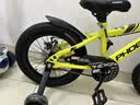 凤凰（Phoenix）儿童自行车男女宝宝脚踏车3-8-12岁儿童山地车14-18-22寸小孩单车 极氪辐条轮+ 活力黄+ 悍马辅助轮 16寸适合身高（105-130cm） 实拍图