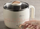 小熊（Bear）不锈钢电煮锅 宿舍小锅 小电锅 学生寝室一体泡面火锅 多功能电热锅 电煮锅小型1-2人F12H2配蒸笼 实拍图
