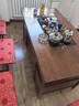 赣荣实木大板茶桌椅组合一桌五椅新中式简约茶几办公室阳台家用泡茶台 抽屉款石盘大板1围椅4月牙椅 1.6米新中式四抽屉款 实拍图