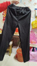 罗蒙儿童裤子男童女童2026春款休闲校园服直筒裤 黑色松紧长裤 150 实拍图