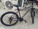 喜德盛（xds）山地自行车黑客380避震前叉21速禧玛诺变速X6铝合金车架通勤代步 黑/灰色（26款） 17寸（建议身高165-180） 实拍图