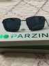 帕森（PARZIN）偏光太阳镜男士金属方框眼镜司机开车驾驶镜尼龙镜片潮墨镜PZ8235 实拍图