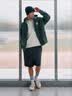 adidas 2025针织运动连帽夹克早秋外套卫衣男女阿迪达斯三叶草   常春藤绿   L 实拍图