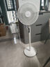 美的（Midea）【幸运草安睡1S】一级能效直流变频声控电风扇家用遥控卧室静音落地扇台式桌面抗菌大风力转页扇 实拍图
