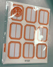 晨光（M&G）文具25*33mm/90枚红自粘不干胶标签贴纸标记便签便利贴口取纸价格姓名贴YT-11办公用品 实拍图