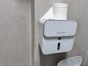 佳帮手卫生间纸巾盒 免打孔厕纸盒壁挂厕所纸巾架浴室置物用品抽纸盒 实拍图
