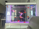 森森（SUNSUN）大型鱼缸底过滤水族箱客厅家用落地玻璃生态金鱼缸 屏风隔断款 1米长35cm宽（黑白灰可选） 晒单实拍图
