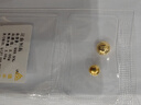 领丰金黄金豆豆金块AU9999足金实心真金豆子收藏节日礼物送女友送朋友 金豆2g/颗国检证签 实拍图