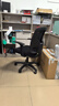 得力（deli）4900S 人体工学靠背办公椅/电脑椅/职员椅 可升降转椅舒棉坐垫 黑 实拍图