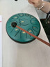 阿萨斯空灵鼓11音6寸初学乐器便携开班礼品儿童生日礼物钢舌鼓-斑点绿 实拍图