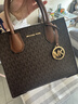 MICHAEL KORS Mercer风琴包中号棕色手提单肩斜挎MK女包礼物女士轻奢包包 实拍图