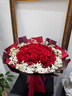 幽客玉品鲜花速递红玫瑰花束表白送女友老婆生日礼物全国同城配送 33朵红玫瑰花束—女王款 实拍图