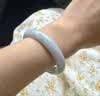 五花八门玉手镯缅甸翡翠手镯玉镯子女款天然A货糯冰种飘花送女友送妈妈 内径52-62mm 实拍图