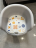 日康（rikang）宝宝餐椅 叫叫椅婴儿学坐椅多功能儿童吃饭餐桌 RK-X2009-5 灰色 实拍图