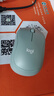 罗技（Logitech）M221 轻音鼠标 无线鼠标 办公鼠标 对称鼠标 带无线微型接收器 薄荷绿 实拍图