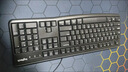 罗技（Logitech）MK120 键鼠套装 有线键鼠套装 办公键鼠套装 电脑键盘 USB即插即用 全尺寸 黑色 实拍图