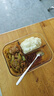 希乐扣Cilock玻璃饭盒上班族带饭 微波炉可加热餐盒便当盒大容量保鲜盒 4件套 实拍图