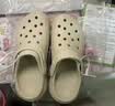 卡骆驰（CROCS）贝雅卡骆班洞洞鞋轻便耐磨一脚蹬休闲鞋女鞋时尚沙滩鞋|205089 冬日白/彩色-1LI 37 /38(230mm) 实拍图