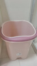 福爱家大号加深36cm泡脚桶洗脚桶洗脚盆足浴盆桶泡脚盆提水桶粉色 实拍图