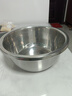 【便宜实用】不锈钢盆打蛋盆和面盆洗菜盆调料盆猪油盆子和面盆 24cm实盆一个装 实拍图