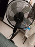 格力（GREE）电风扇家用大风量五叶立式落地扇 客厅宿舍定时转页扇摇头循环对流换气扇可升降机械电扇 FD-4012-WG 黑色 实拍图