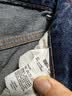 森马（Semir）森柔|牛仔裤女春季含莱赛尔做旧长裤舒适基础阔腿裤103125124001A 实拍图