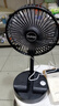 伸缩折叠小风扇家用静音充电型办公台式USB桌面宿舍大风力无线夏台面落地两用折叠电风扇 【直插无调档开关】随机颜色 实拍图