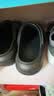 红蜻蜓镂空皮鞋夏季爸爸一脚蹬透气商务休闲皮鞋男WTA428601L黑色40 实拍图