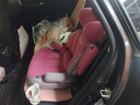 爸爸超人papahero儿童安全座椅汽车用增高垫3岁以上-12岁大童宝宝车载坐垫简 粉色 实拍图
