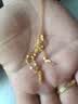 中国黄金（CHINA GOLD）黄金项链女士百搭十字足金O字素链金首饰情人节生日礼物送女友 今/次日达-闪0素链【国金礼盒】约1.3g 实拍图