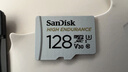 闪迪（SanDisk）128GB TF（MicroSD）4K内存卡 行车记录仪 监控摄像头专用 循环录制10,000小时 高耐用存储卡 实拍图