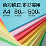 得力（deli）A4 80g深蓝色复印纸 彩色打印纸 儿童手工折纸剪纸彩纸 非硬卡纸 500张/包ZC005【人气新品】 实拍图