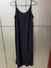 吊带连衣裙女2026夏季新款纯色内搭打底无袖背心裙长 黑色 XL 【适合120-155斤】 实拍图