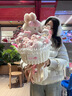 嘉百利毛绒玩具hellokitty玩偶花束公仔520母亲节生日礼物送老婆女朋友 星之卡比【许愿款】送礼袋+灯串 中号花束（送小朋友） 实拍图