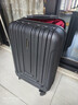 威戈行李箱20寸登机箱拉杆箱万向轮旅行箱密码箱黑色 实拍图