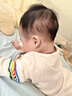 bebebus婴儿睡袋春夏款儿童睡衣四季通用分腿防踢被 彩虹双层四季款（室温20-24℃） M【80码 建议身高80-90CM】 实拍图