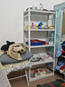 唐辑书架书柜 学生家用落地置物架铁艺图书架子 白色五层70*35*160 实拍图