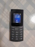 NOKIA新105 4G 全网通移动联通电信 老人老年按键直板学生儿童备用戒网手机 双卡双待  黑色 实拍图