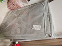 自然屋衣服收纳箱家用布艺整理盒衣柜装衣物折叠筐牛津布储物箱子神器 烟灰色-单视窗-加厚牛津布 100L（60*42*40）加粗钢架无异味 实拍图
