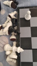 友邦（UB）国际象棋 磁性折叠圆角款黑白入门教学户外 4852C(大号) 实拍图