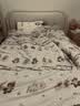 无印良品A类100%纯棉床上四件套1.5/1.8米床双人全棉床单 被套200*230cm 实拍图