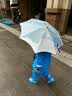 lemonkid儿童雨衣男童女宝宝雨披小学生雨具卡尔搞怪海盗鲨连体 XL 实拍图