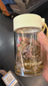 富光清然玻璃杯 高硼硅玻璃水杯子 女生便携牛奶咖啡刻度茶杯330ml 实拍图